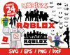 Roblox Bundle SVG Instant Download ClipArt Graphic Wall Deco Vector PNG Dxf Eps Vinyl Video Game Gamer T-Shirt Mug.jpg