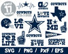 Cowboys SVG Bundle NFL Team Nation Shirt Till I Die Cricut We Dem Boyz Helmet Logo.png