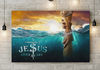 Jesus saved my life Jesus reaching out his hand Christian wall art canvas.jpg