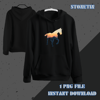 Funny horse lover tee Horse With A Wild Sunset.png