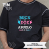 Gender reveal buck or doe abuelo matching baby party.png