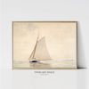 Sailing off Gloucester by Winslow Homer  Neutral Sailboat Art Print  Vintage Seascape Painting  Printable Wall Art  Digital Download.jpg