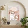 Boho wall art child room decor dog (13).jpg