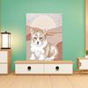 Boho wall art child room decor dog (7).jpg