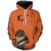 Best Pheasant Hunting Dogs Orange Hoodie 3D, Personalized All Over Print Hoodie 3D V12