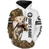 Pheasant Hunting With Yellow Labrador Retriever Hoodie 3D, Personalized All Over Print Hoodie 3D