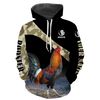 Beautiful Rooster Hoodie 3D, Personalized All Over Print Hoodie 3D