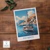 Kalymnos Print Greece  Travel Poster   Birthday present  Wedding Anniversary gift  Home Decor.jpg