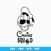 Cruise Squad Donald Duck svg