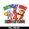 Birthday hero 4th sabastian png