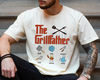 Fathers Day Shirt for Dad, Custom Dad Shirt, The Grillfather Shirt, Grill Dad Gifts, Personalized Gift for Papa Stepdad, Dad Birthday Gift.jpg