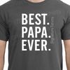 PAPA SHIRT best papa ever t-shirt tshirt Papa birthday gift Presents for papa Father's day gift Awesome papa shirt, Christmas Gift for papa.jpg