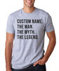 Personalized The Man The Myth The Legend Mens T-shirt Custom Fathers Day Gift Husband Grandpa Shirt for Dad Father Gift Funny Poppi Pop pop.jpg
