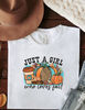Just A Girl Coffee Shirt,Fall Coffee T-shirt,Coffee Lover tee Shirt,Halloween Pumpkin Latte Drink Cup,Pumpkin Spice Shirt,Thanksgiving Shirt.jpg