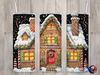 Seamless Cute Gingerbread House Design, Christmas 20 oz Skinny Straight Tumbler Sublimation Design, Tumbler Wrap, PNG File, Digital Download.jpg