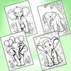 Cute Baby Elephant Coloring Pages 3.jpg