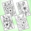 Coloring Pages of Floral Flowers 2.jpg