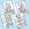 Cyclist Animals Coloring Pages 4.jpg