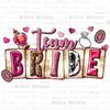 Team bride png sublimation design download, wedding png, bachelorette png, bridal party png, pink gemstones png, sublimate designs download.jpg