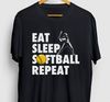 Softball Shirt, Softball Mom Shirt, Softball Gifts, Softball Gift, Eat Sleep Softball Repeat Hoodie  Youth Shirt  Unisex T-shirt.jpg