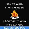 CMP027-How to avoid strees at work 1 don't go to work 2 go camping svg, png, dxf, eps digital file CMP027.jpg