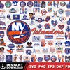 New York Islanders Team Bundles Svg, New-York, New York Islanders Svg, NHL Svg, NHL Svg, Png, Dxf, Eps, Instant download.png