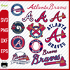 Layered Atlanta Braves, Atlanta Braves svg, Atlanta Braves logo, Atlanta Braves clipart, Atlanta Braves cricut  .png