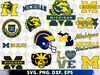 Digital Download, Michigan Wolverines svg, Michigan Wolverines logo, Michigan Wolverines clipart, Wolverines png  .png