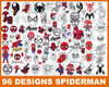 Spider Man Svg, Bundle Spiderman Svg ,Logo Brand Svg, Famous Logo SVG  .jpeg