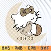 Logo gucci hello kitty disney Brand Svg, Fashion Brand Svg, moon gucci logo Silhouette Svg File Cut Digital Download  .png