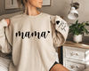 Personalized Mama Sweatshirt With Kids Names. Mama Sweatshirt, Mom Sweatshirt, Gift for Mom, Mama Hoodie crewneck, Mama with Kids Names.jpg
