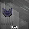 VT060723073987-Army PNG Air Force Chevron  Flag PNG For Sublimation Print.jpg