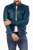 Men's Casual Signature Diamond Lambskin Leather Jacket-Blue_12.jpg