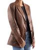 Classic 2-Button Lambskin Leather Blazer Women-Cognac_3.jpg
