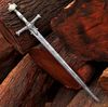 Hand Forged Damascus Steel King Solomon Sword  Israel Star (David crusader) Medieval Sword  Knight's Sword  Gifts for himBoyfriend (4).PNG