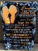 Daughter Blanket, To My Daughter Never Forget That I Love You, Gift From Mom Fleece Blanket 1.jpg