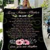 Mother's Day Gift Idea, Gift For Mom, To My Future Mother In Law, I Knew The Day I Met Him Fleece Blanket 1.jpg