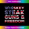 QO-20240127-15777_Whiskey Steak Guns & Freedom USA Flag Bourbon Patriotic USA 3797.jpg