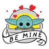 Be Mine Baby Yoda SVG Valentine SVG.jpg