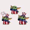 Happy 4th Of July Baby Yoda Bundle SVG American Flag Democracy Patriotic SVG Freedom SVG.jpg