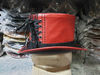 Steampunk Black Crusty Band Red Leather Top Hat (2).jpg