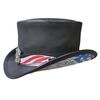 Patriotic Biker Black Leather Short Top Hat (1).jpg