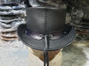 Patriotic Biker Black Leather Short Top Hat (5).jpg