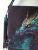 modern embroidery dragon handpainted canvas beads embroidery  bag.jpg