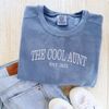 Comfort Color The Cool Aunt Sweatshirt with Custom Est Year, Children Names on Sleeve.jpg