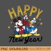 DO130324401-Disney Vintage Mickey Goofy Donald Happy New Year TShirt Design PNG. Instant Download.jpg