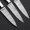 Set of 3 Kitchen Chef's Knives Lot of 3 Chef knife, Damascus Steel & Bone Handle (4).jpg