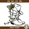 Cowboy hat Western boots Christmas Svg, Cowboy Christmas.jpg