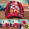 NFL Kansas City Chiefs Baseball Cap Flag Flower Trending Custom Cap.jpg