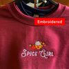Pumpkin Spice Sweatshirt, spice girl, cute fall crewneck embroidered, thanksgiving sweater.jpg